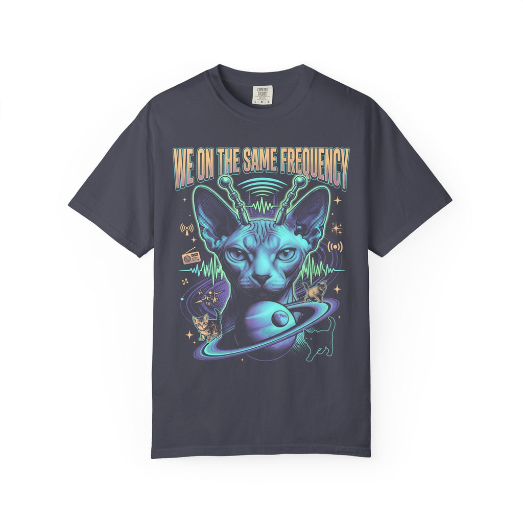 Smudge The Cat Classic Tee | Confused Meme | Occult Art