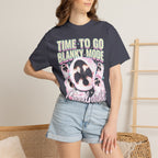 Time To Go Blanky Mode Classic Tee | Goodnight Funny Raccoon