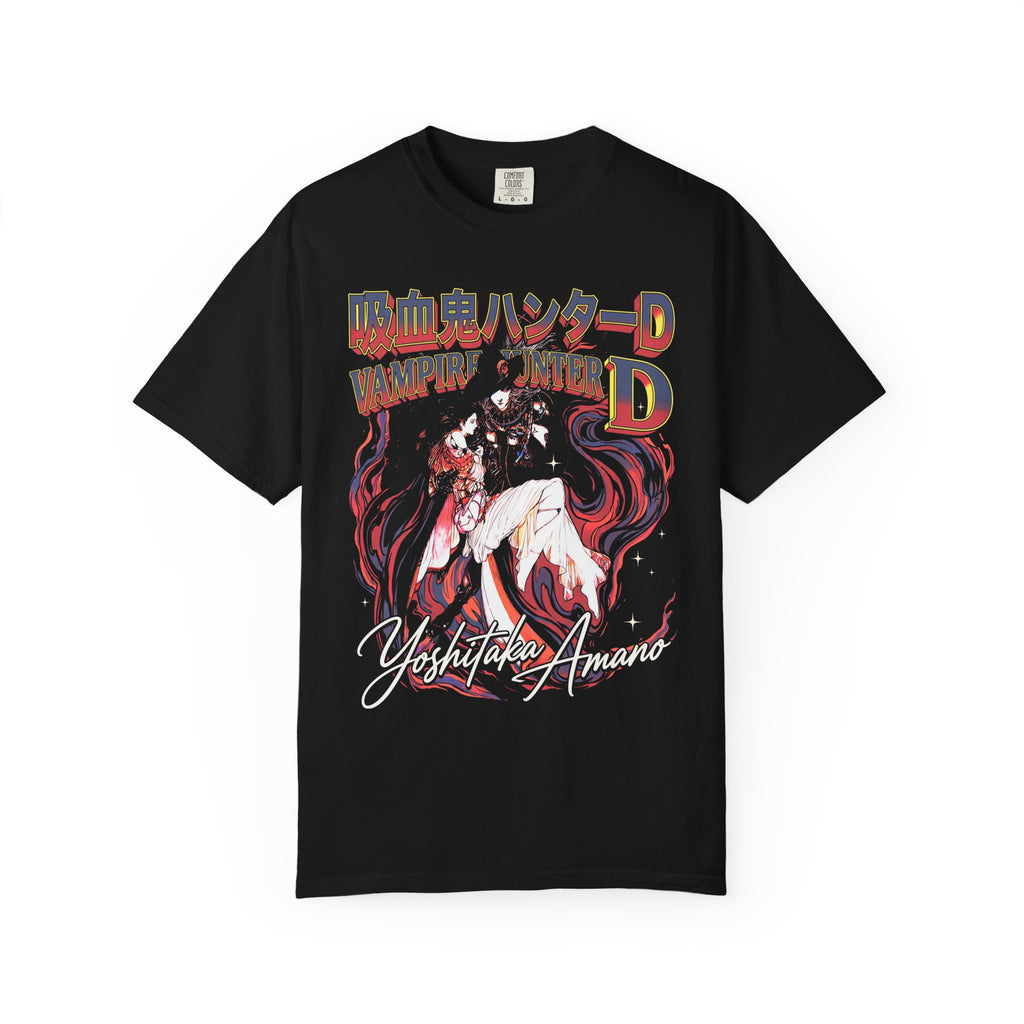 Dark Fantasy Vampire Classic Tee | 90s Retro | Manga Gift