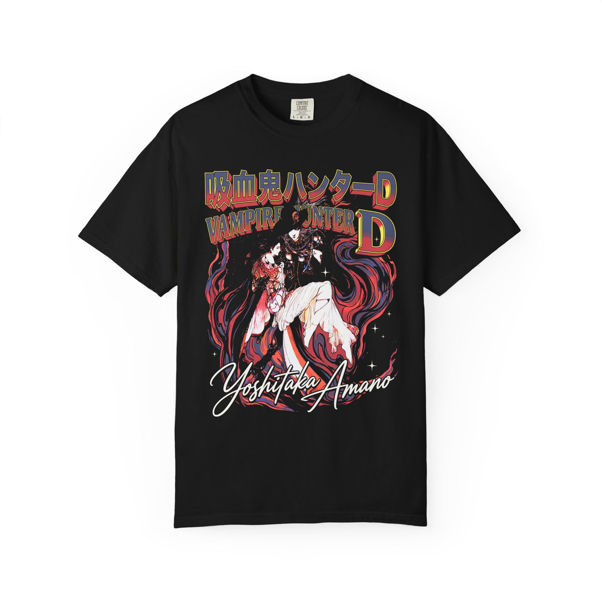 Dark Fantasy Vampire Classic Tee | 90s Retro | Manga Gift