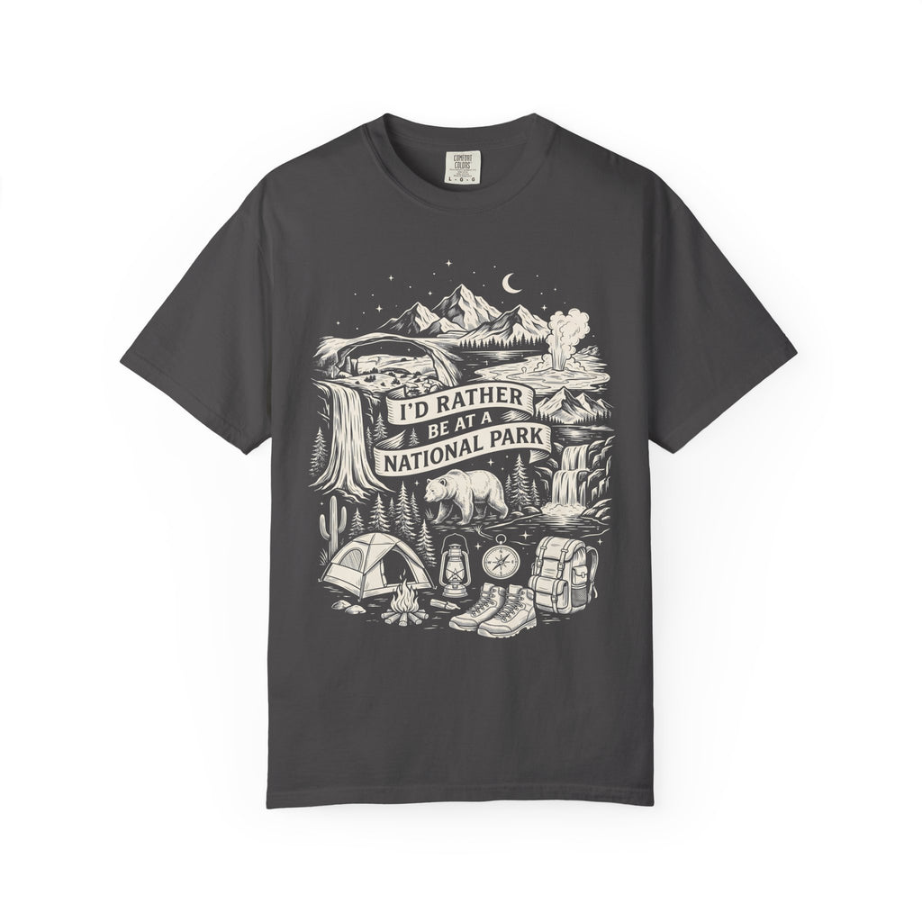 I'd Rather Be At A National Park Classic Tee | Hiking Bear Camping