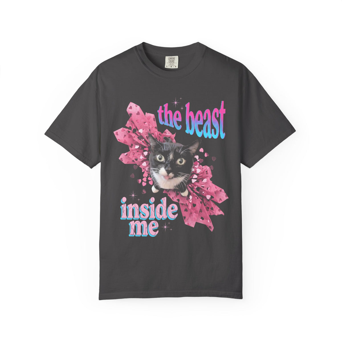 The Beast Inside Me Classic Tee | Tuxedo Cat Cute Meme