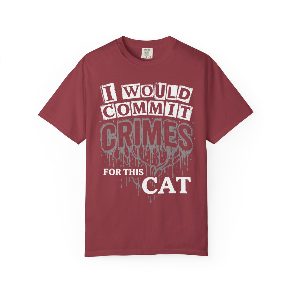 I Would Commit Crimes For This Cat Classic Tee | Gothic Pet Lover