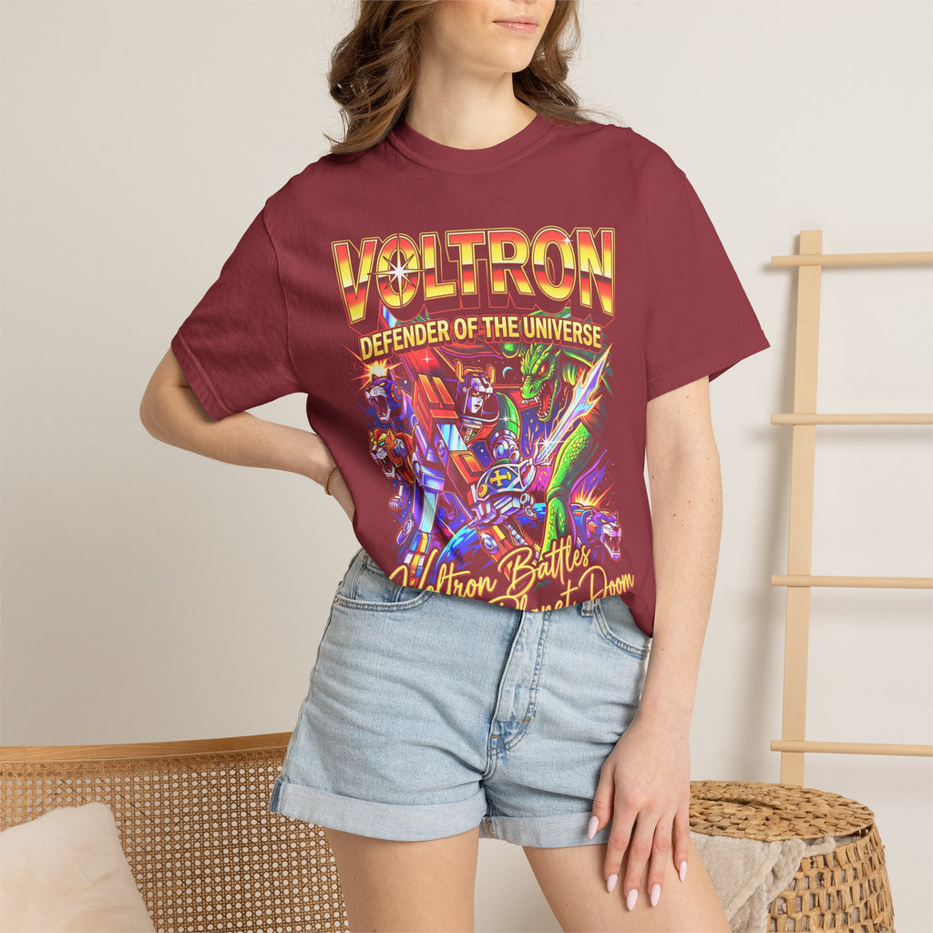 Defender Of Universe Classic Tee | Retro Anime | Planet Doom