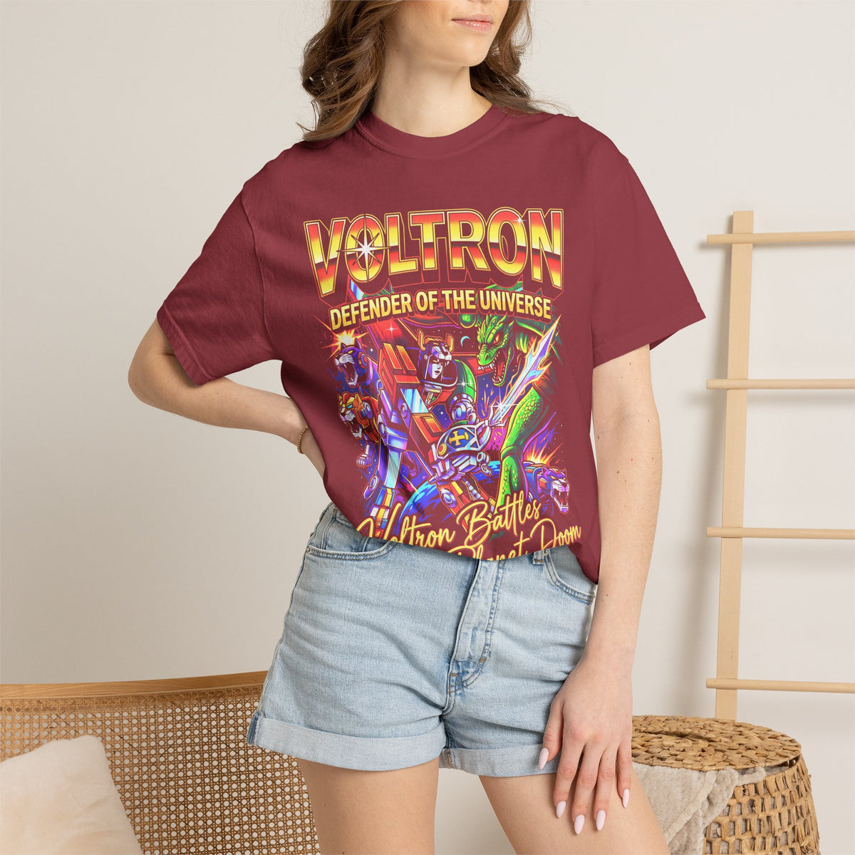 Defender Of Universe Classic Tee | Retro Anime | Planet Doom