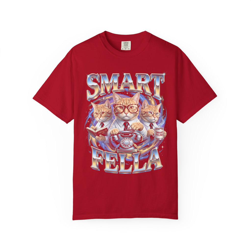SMART FELLA Classic Tee | Catculus 101 | Cosmic Galaxy Cats