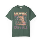 Mewing Can't Talk Classic Tee | GigaChad Feline | Muscle Lightning