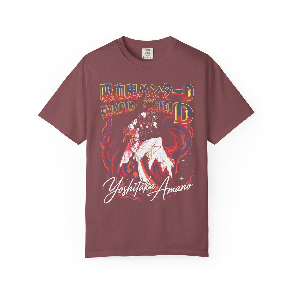 Dark Fantasy Vampire Classic Tee | 90s Retro | Manga Gift