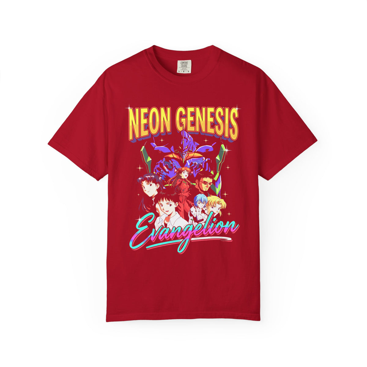 Retro Mecha Pilot Classic Tee | Neon Robot | Sci-Fi Anime Gift
