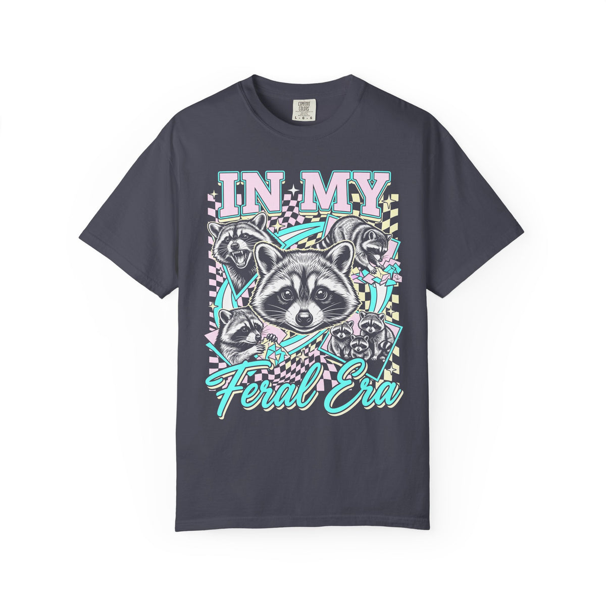 In My Feral Era Raccoon Classic Tee | 90s Vintage | Graphic