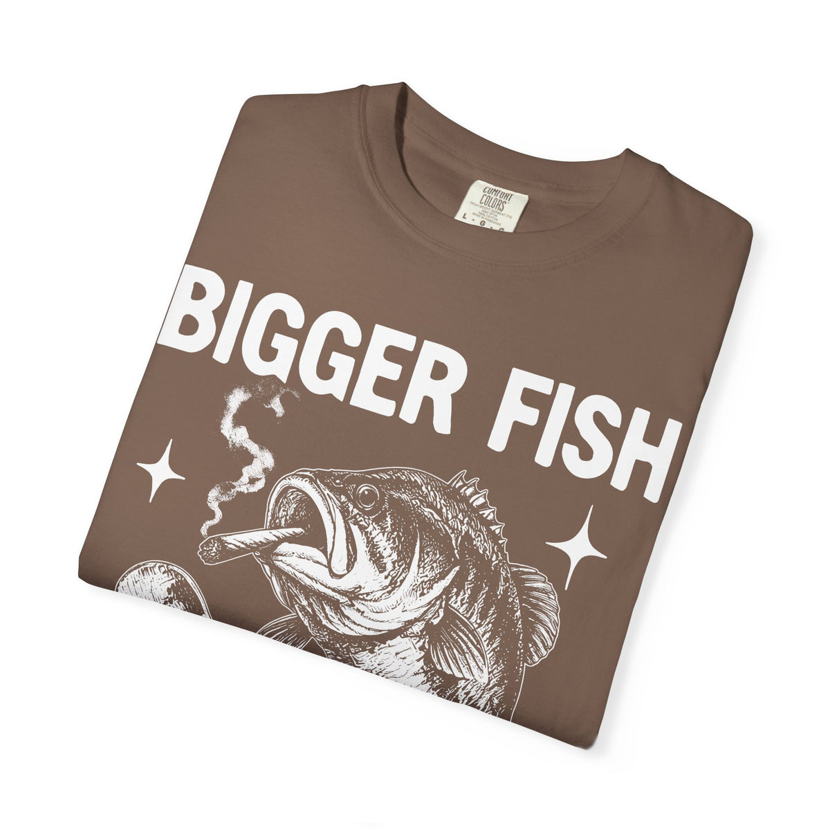 Bigger Fish Gets Fried Classic Tee | Funny Skater | Fish Meme