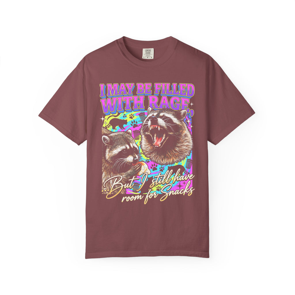 I May Be Filled With Rage Classic Tee | Raccoon Meme Gift