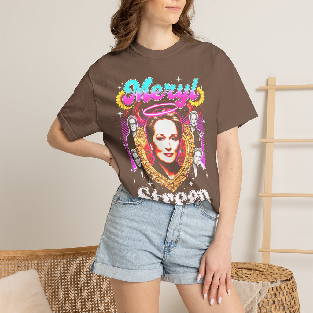 Meryl Streep Classic Tee | 90s Vintage | Actress Gift