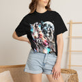Space Raccoon Moon T-Shirt - Vintage Retro Sci-Fi Graphic Tee