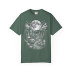 Halloween Haunted House Classic Tee | Spooky Black Cat Moon