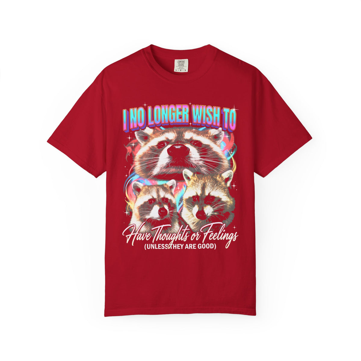 I No Longer Wish To Have Thoughts Classic Tee | Raccoon Meme