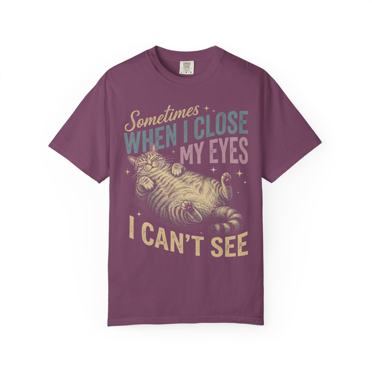When I Close My Eyes Classic Tee | Funny Cat | Relatable