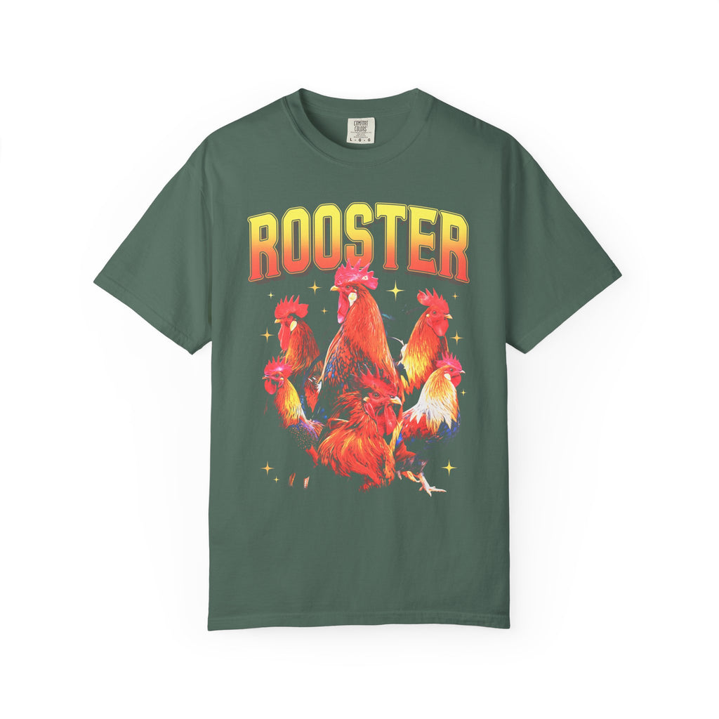 Vintage Rooster Classic Tee | 90s Graphic | Chicken Gift