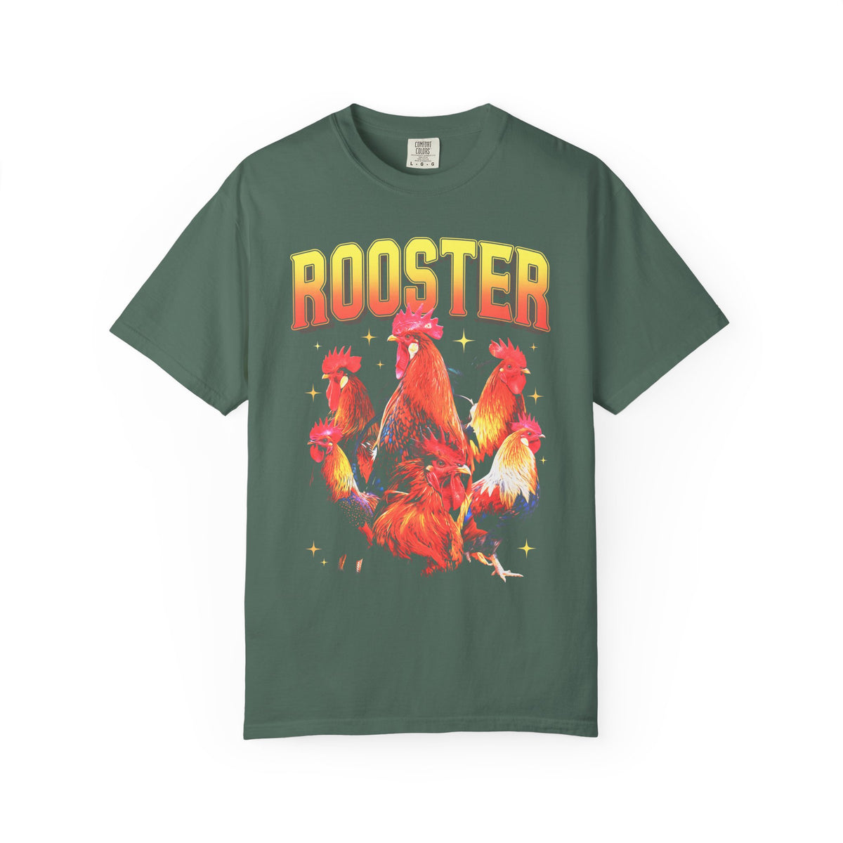 Vintage Rooster Classic Tee | 90s Graphic | Chicken Gift