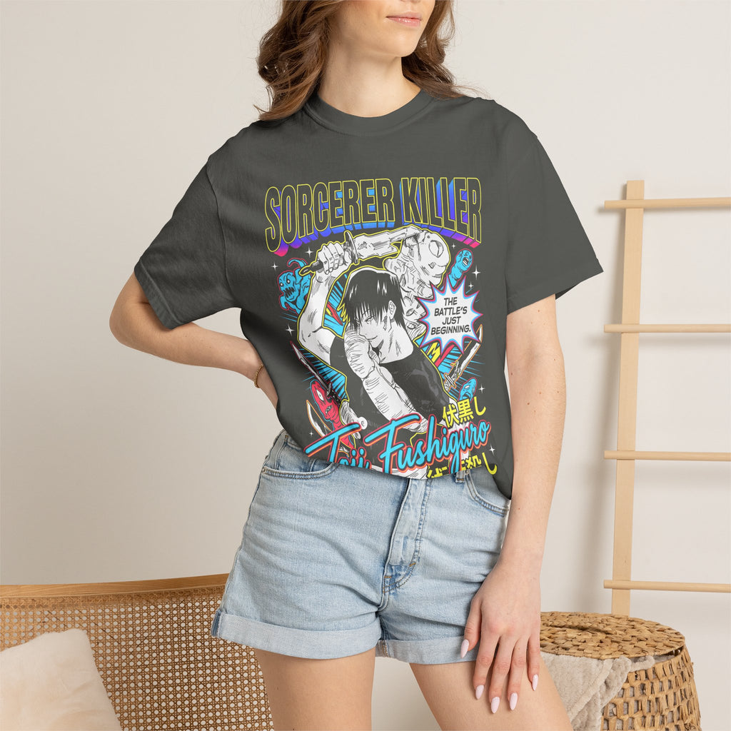 Sorcerer Killer Classic Tee | Magic Hunter | Retro Anime Gift