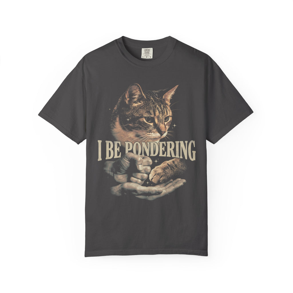 I Be Pondering Cat Classic Tee | Vintage Meme | Paw Shake