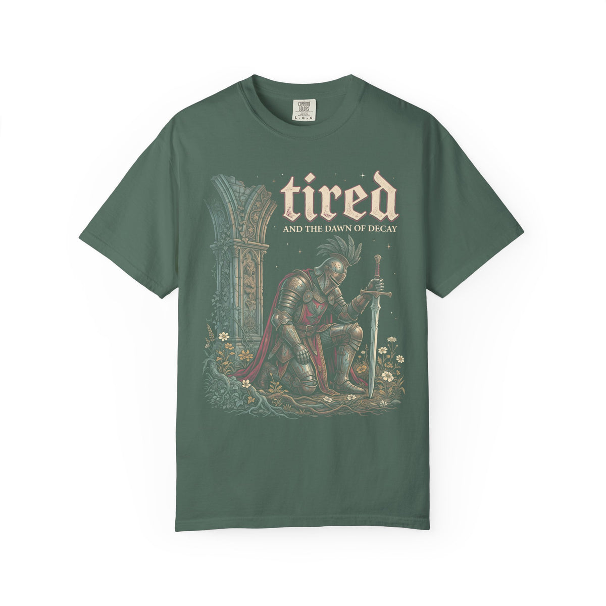 Tired And The Dawn Of Decay Classic Tee | Medieval Knight