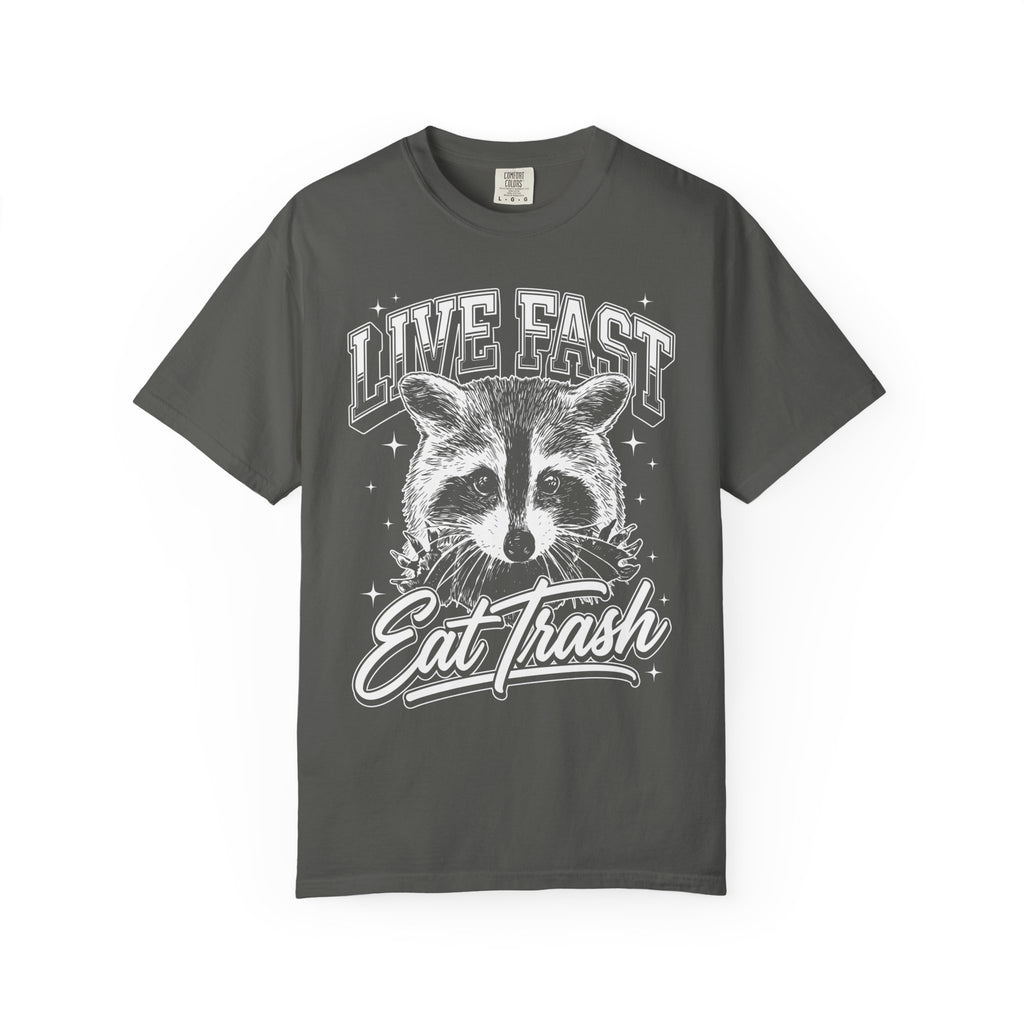 Live Fast Eat Trash Raccoon Classic Tee | Vintage | Funny Gift