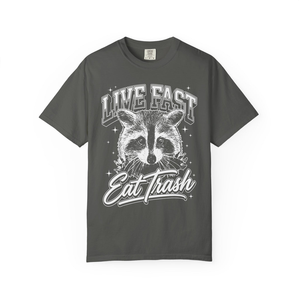 Live Fast Eat Trash Raccoon Classic Tee | Vintage | Funny Gift