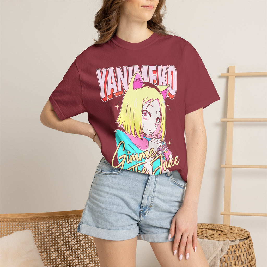 Gimme The Juice Classic Tee | Retro 90s | Anime Cat Girl