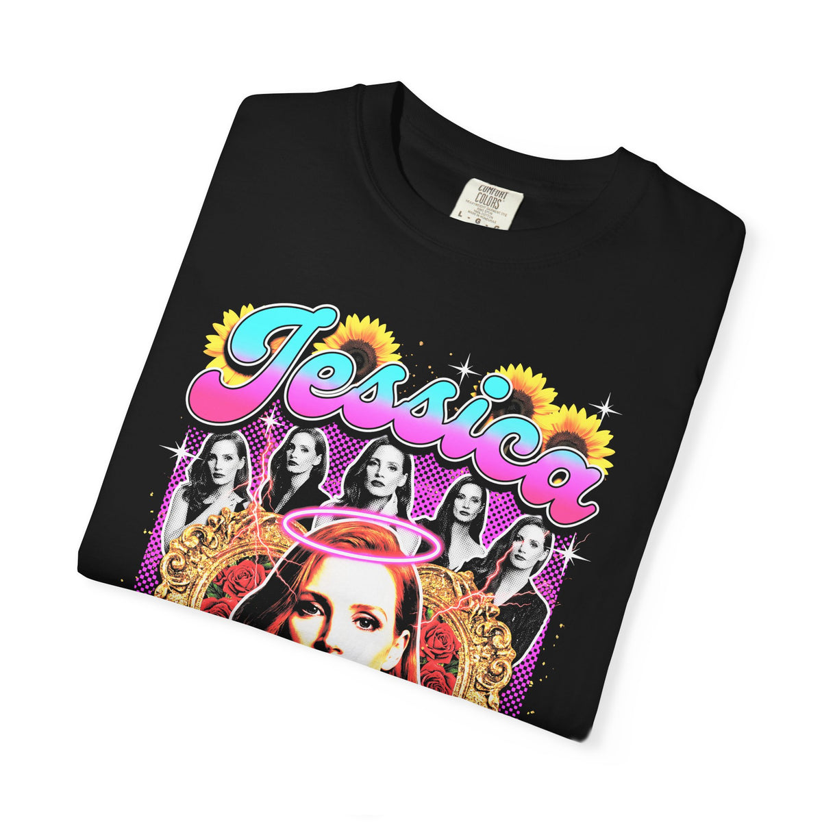 Jessica Chastain Classic Tee | 90s Graphic | Bootleg Style