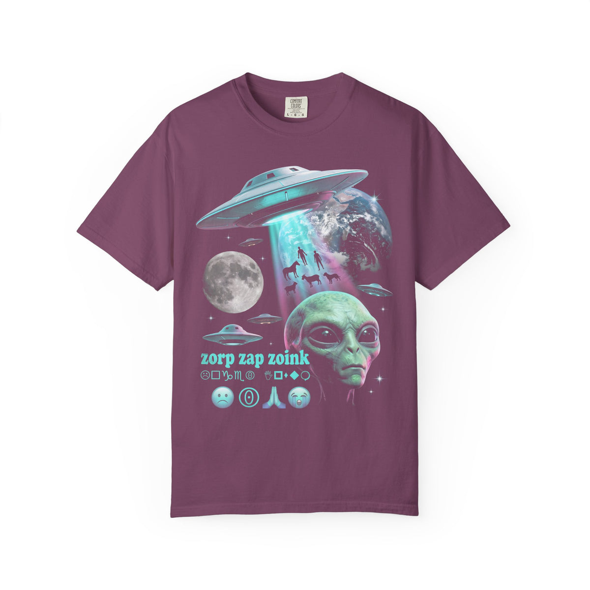 Zorp Zap Zoink Alien Classic Tee | UFO Abduction | Sci-Fi Space
