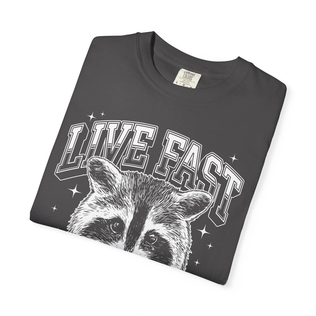 Live Fast Eat Trash Raccoon Classic Tee | Vintage | Funny Gift