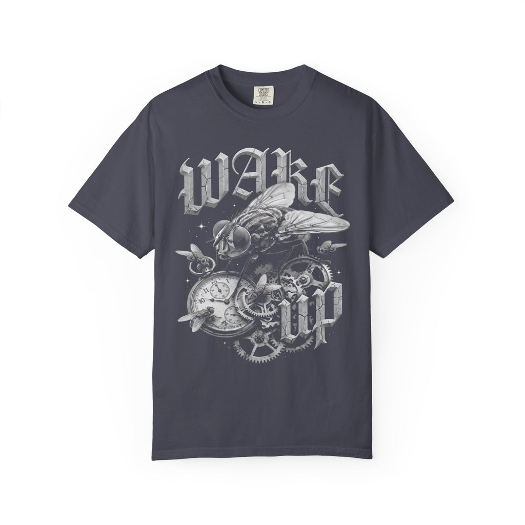 Wake Up Fly Classic Tee | Steampunk Insect | Clockwork Watch
