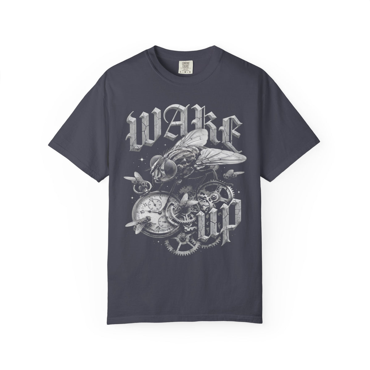 Wake Up Fly Classic Tee | Steampunk Insect | Clockwork Watch