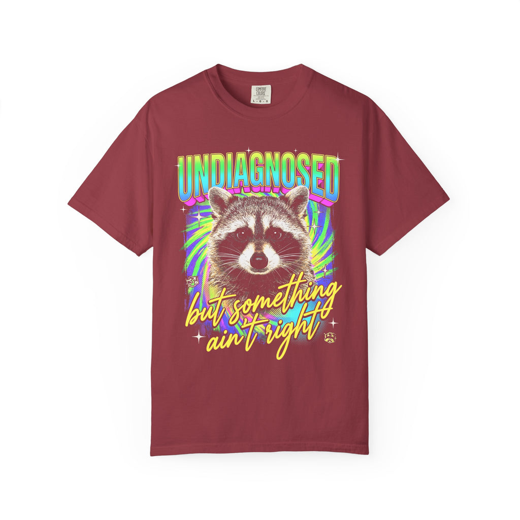 Undiagnosed Something Aint Right Classic Tee | Funny Raccoon