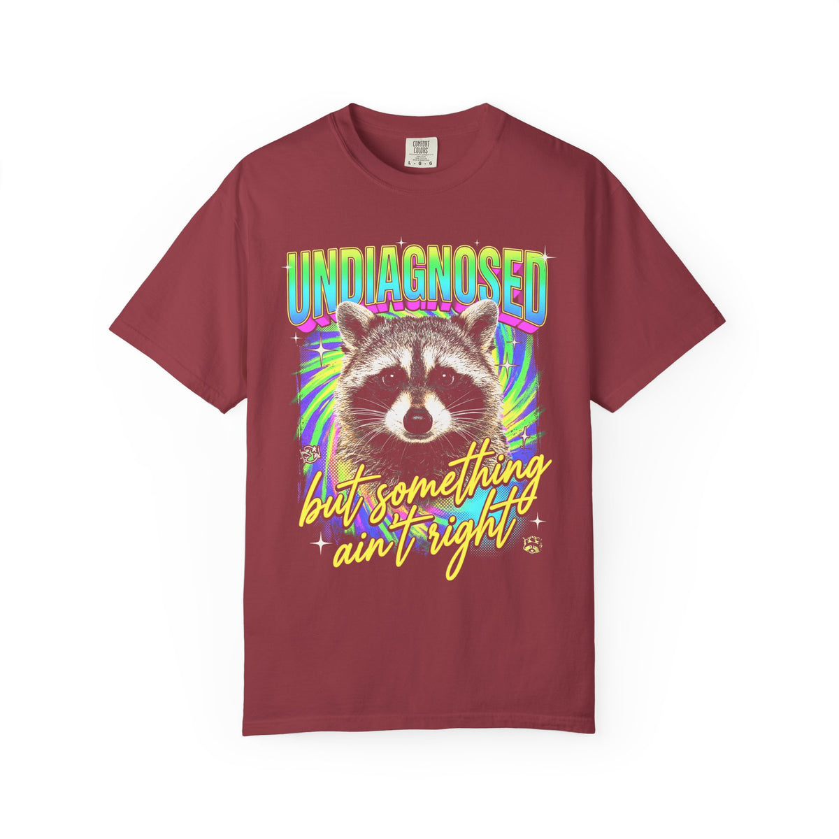 Undiagnosed Something Aint Right Classic Tee | Funny Raccoon