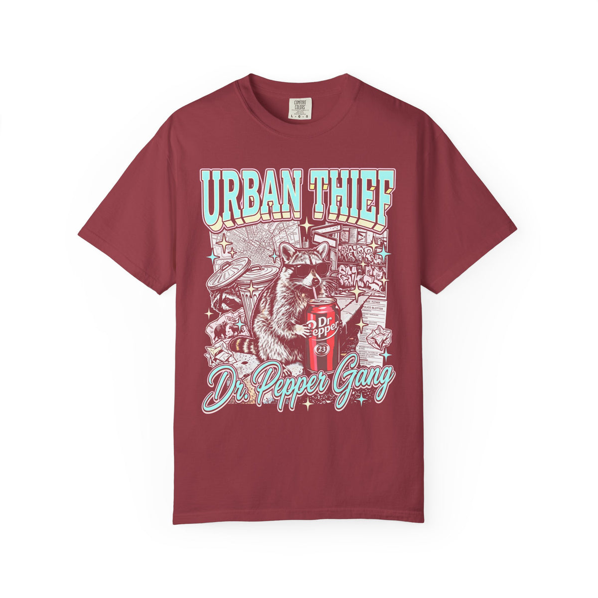 Urban Thief Dr P3pper Raccoon Classic Tee | Vintage Y2k Gift