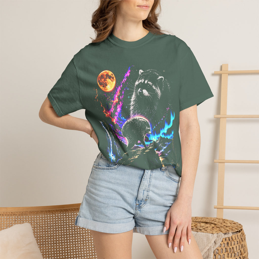 Raccoon Galaxy Classic Tee | 90s Vintage | Space Gift