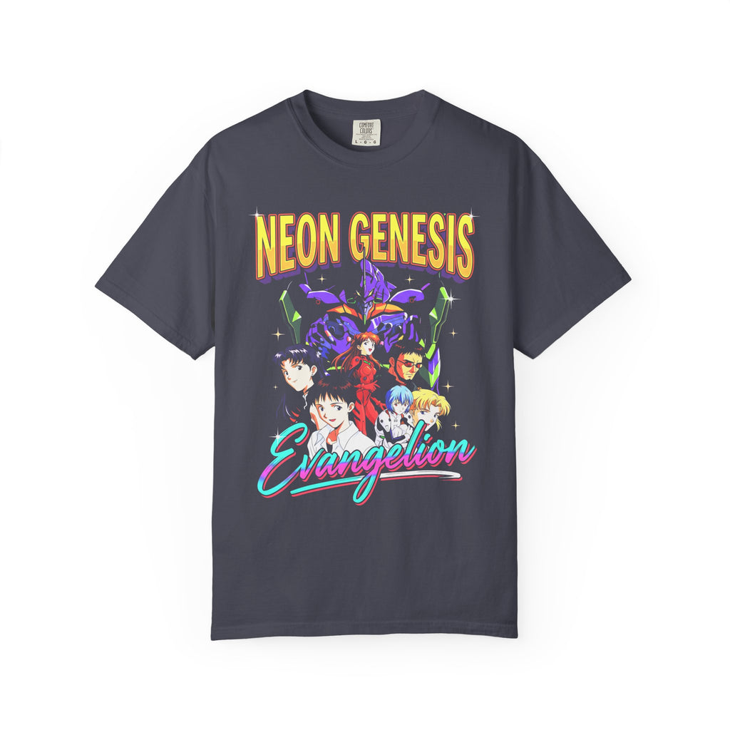 Retro Mecha Pilot Classic Tee | Neon Robot | Sci-Fi Anime Gift