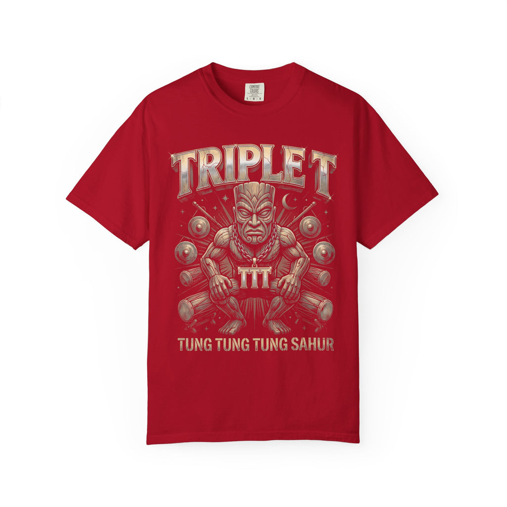 Tung Tung Tung Sahur Classic Tee | Tiki Indonesian Art