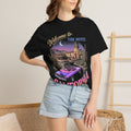 Hotel California Classic Tee | Retrowave Car | Vaporwave Art