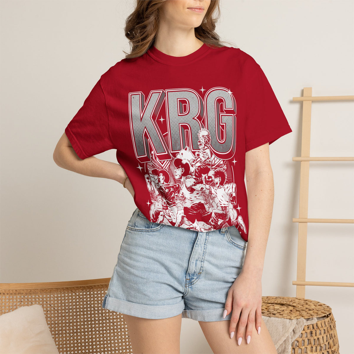 Retro Boxing Fighter Classic Tee | 90s Vintage | Anime Gift