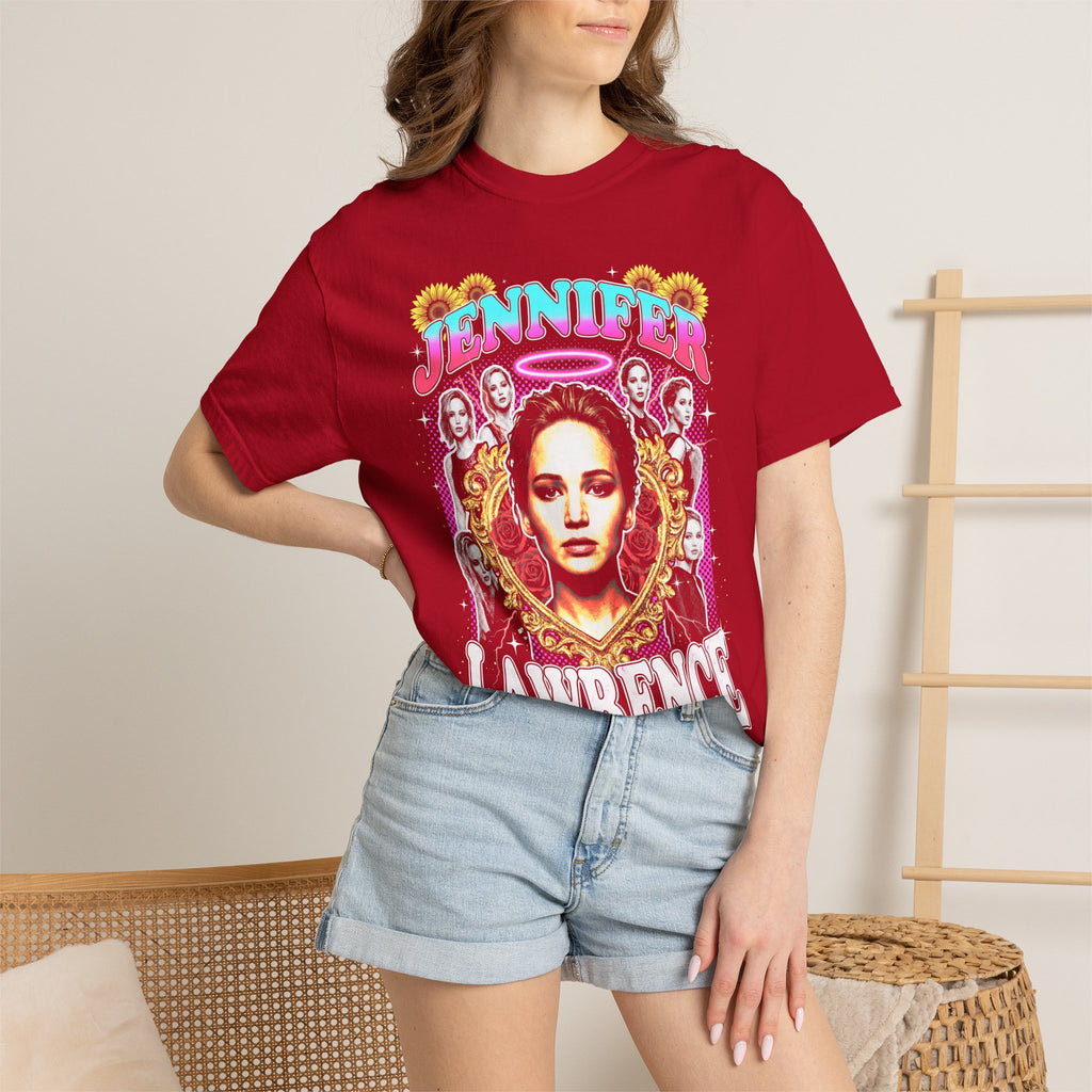 Jennifer Lawrence Classic Tee | 90s Graphic | Bootleg Gift