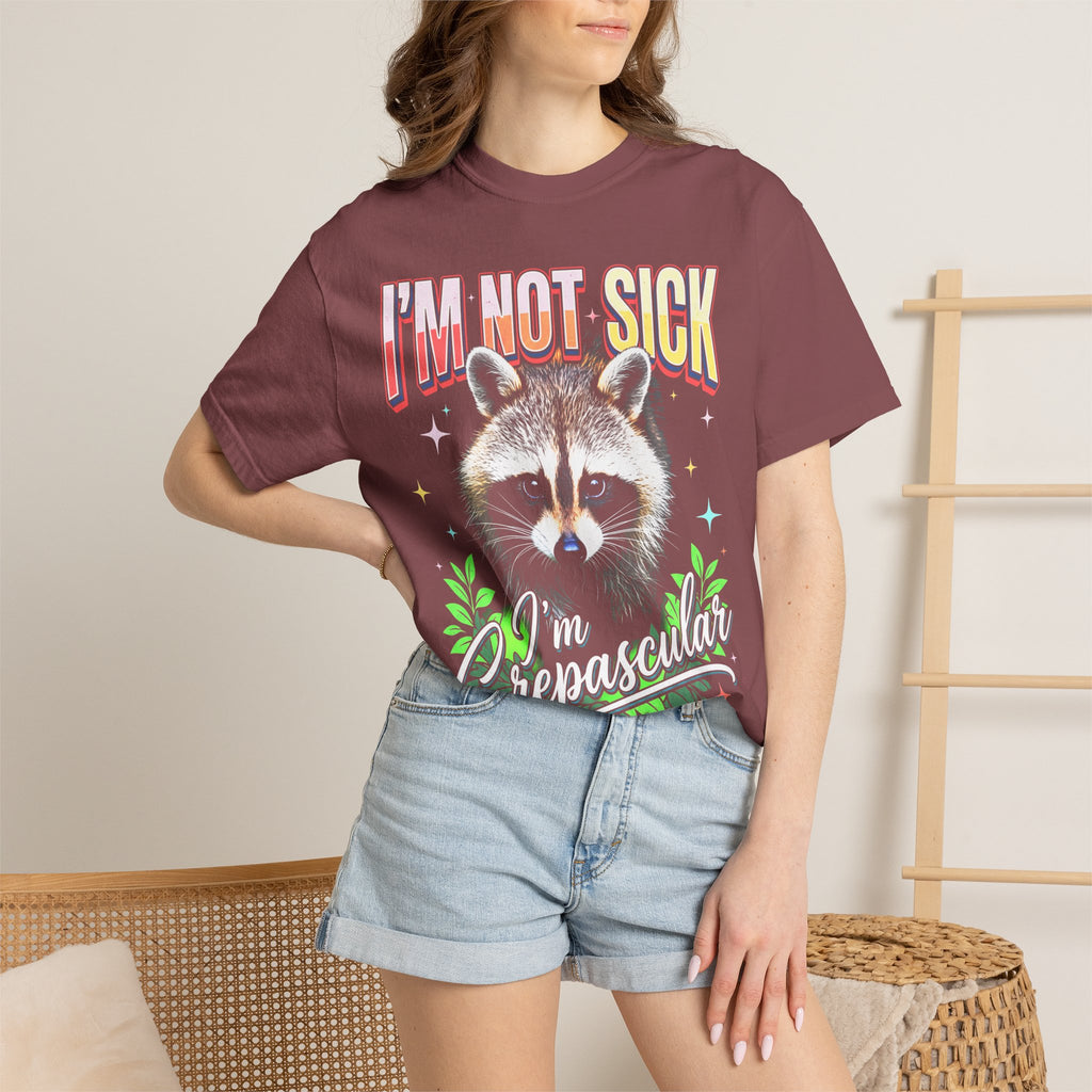 Im Not Sick Crepuscular Raccoon Classic Tee | 90s Retro Graphic