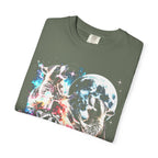 Space Raccoon Moon Classic Tee | Vintage Retro | Sci-Fi Gift