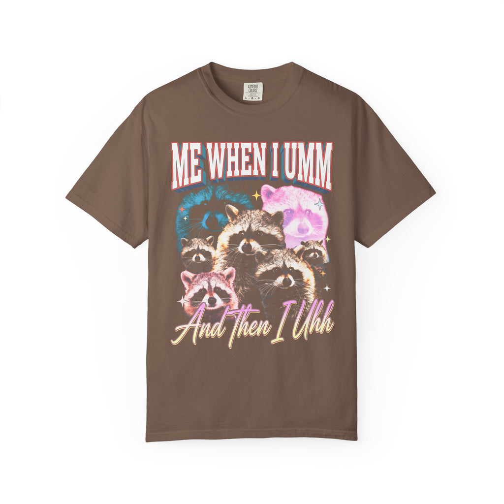 Me When I Umm Raccoon Classic Tee | Funny Meme | 90s Retro