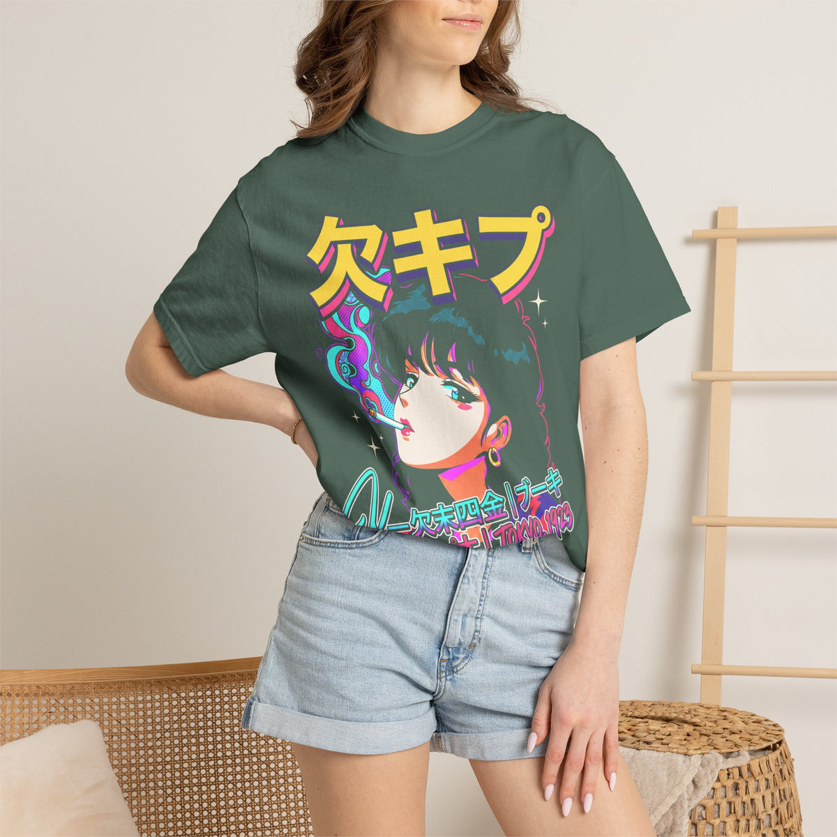 Tokyo 1923 Anime Girl Classic Tee | Japanese Pop Art Gift