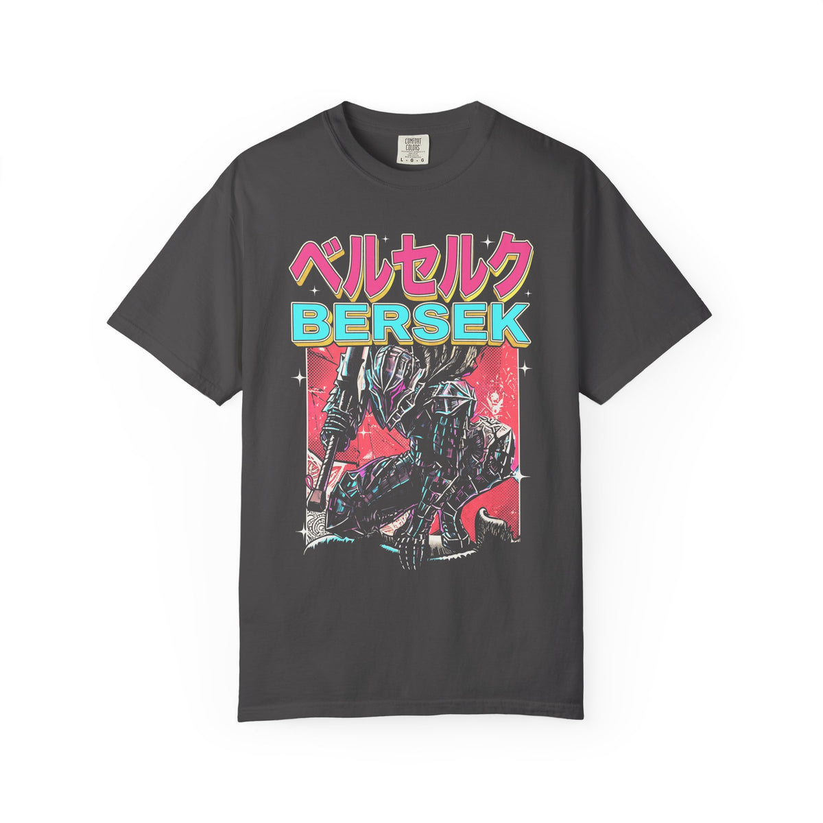 Dark Fantasy Swordsman Classic Tee | Vintage Manga | Warrior Gift