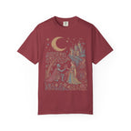 Medieval Knight And Lady Classic Tee | Vintage Romance | Castle Moon