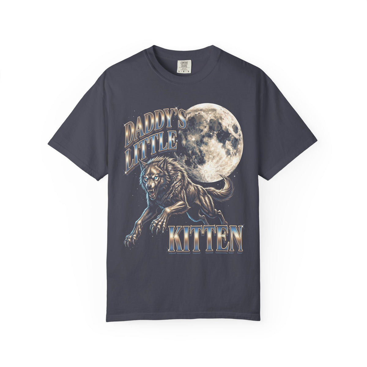 Daddys Little Kitten Classic Tee | Werewolf Moon | Fantasy Art